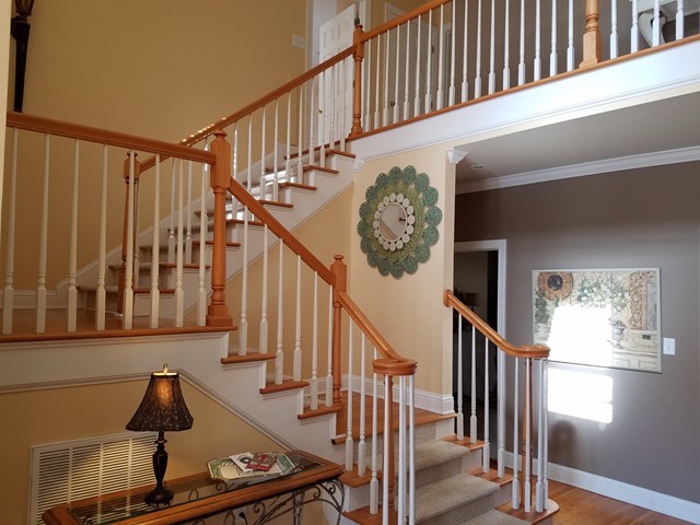 722 Bass Road Macon, GA 31210 - Photo 17 of 40 a view of entryway and hall with wooden floor