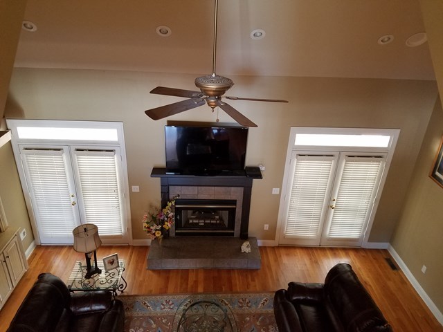 722 Bass Road Macon, GA 31210 - Photo 36 of 40 a living room with furniture and a fireplace