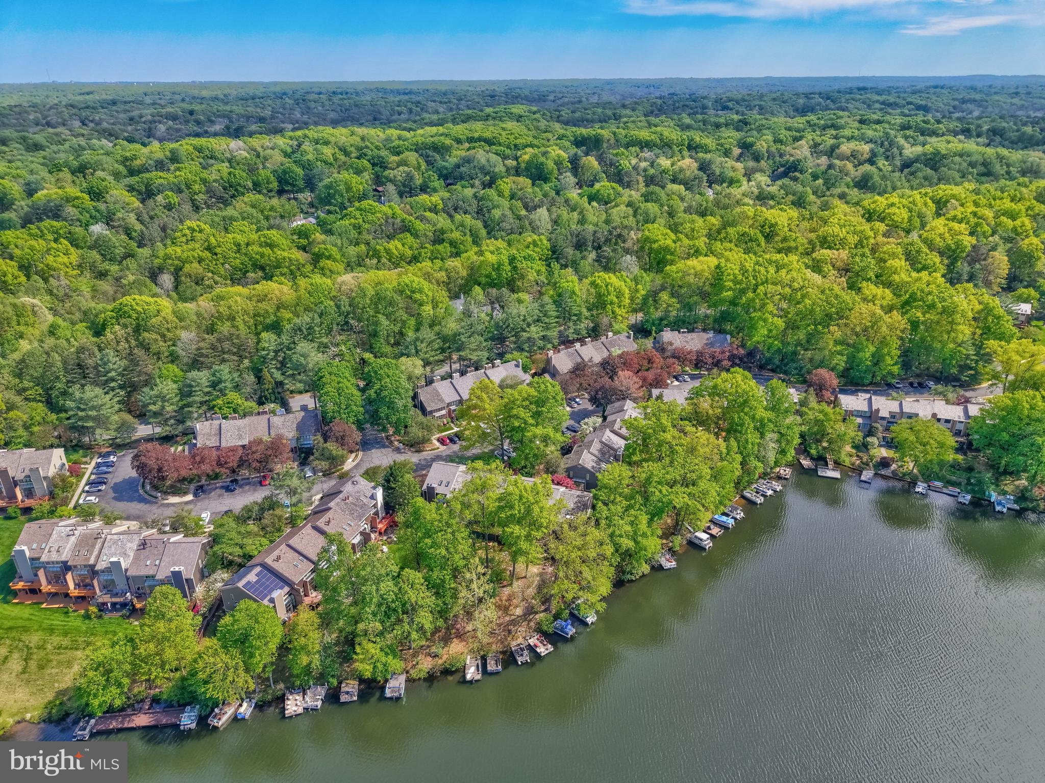 11024 Thrush Ridge Road Reston, VA 20191 - Photo 57 of 63 Aerial view of Lake Audubon.