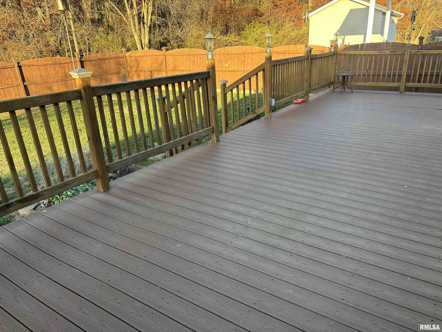 4232 Woodglen Lane Mount Vernon, IL 62864 - Photo 36 of 40 a view of a balcony with wooden floor