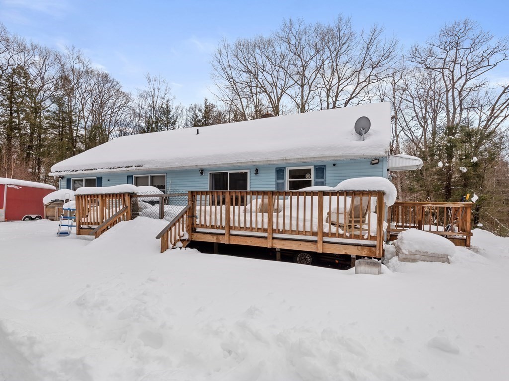 18 Gray Road Templeton, MA 01468 - Photo 34 of 38 a view of a house with a yard and deck area