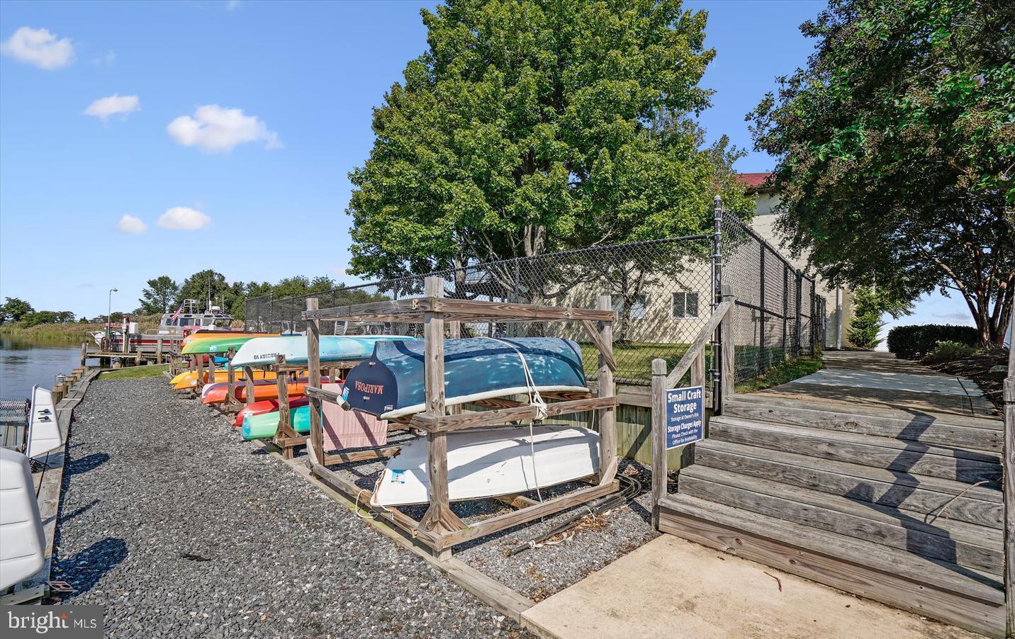 34 Queen Anne Way Chester, MD 21619 - Photo 22 of 30 Marina Kayak Rack