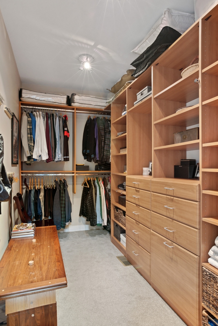 2751 North Greenview Avenue, Unit F Chicago, IL 60614 - Photo 15 of 29 a view of walk in closet with clothes and shoes