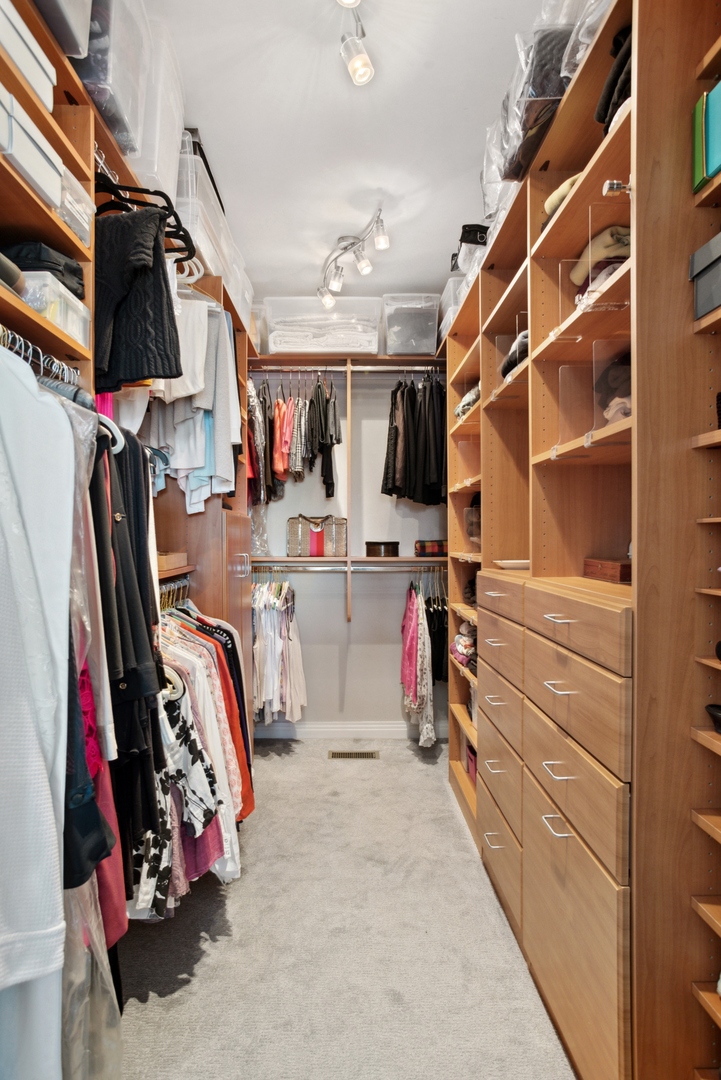 2751 North Greenview Avenue, Unit F Chicago, IL 60614 - Photo 16 of 29 a view of walk in closet with clothes and shoes
