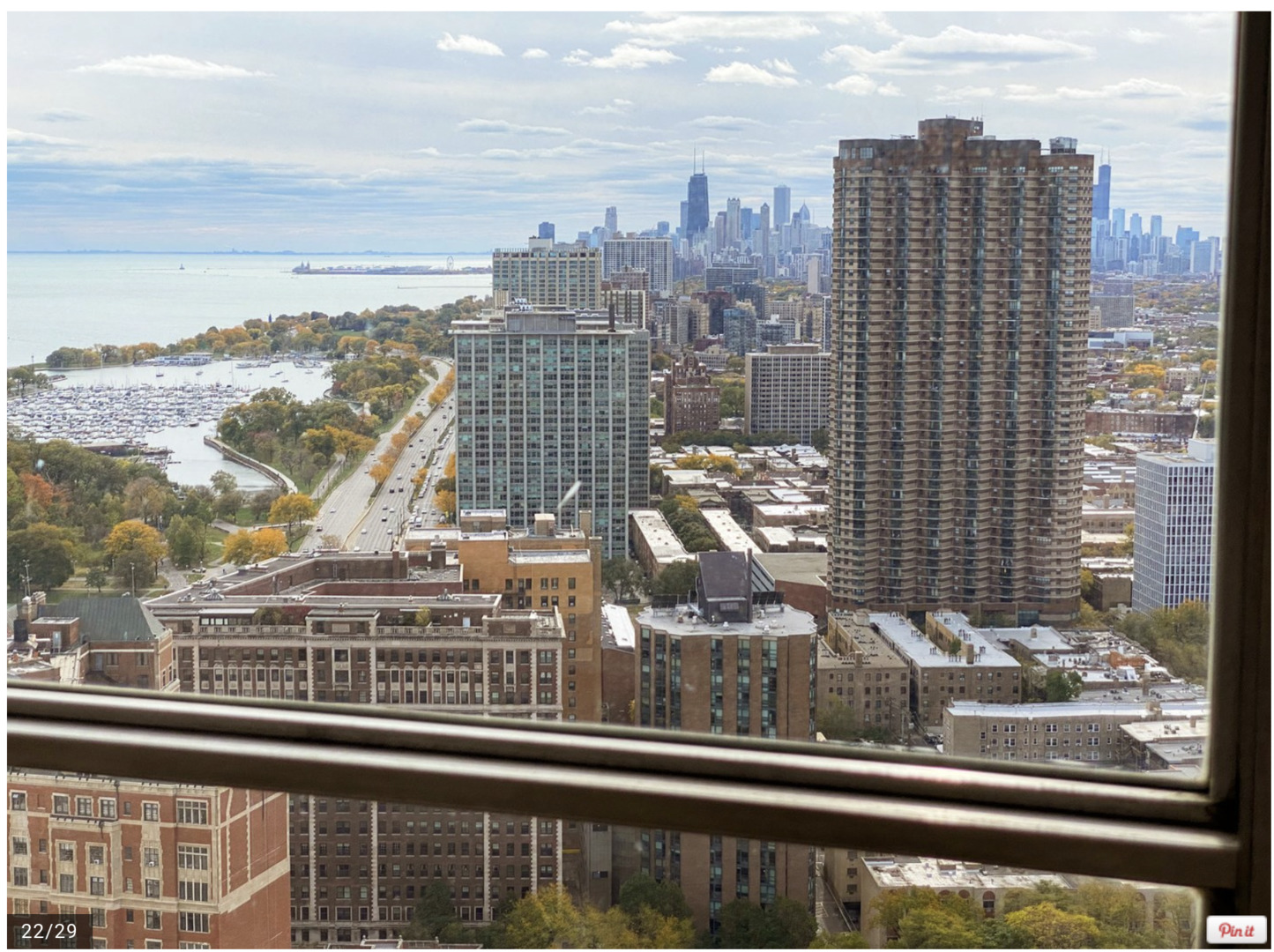 655 West Irving Park Road, Unit 4009 Chicago, IL 60613 - Photo 18 of 27 a view of a city view from a balcony