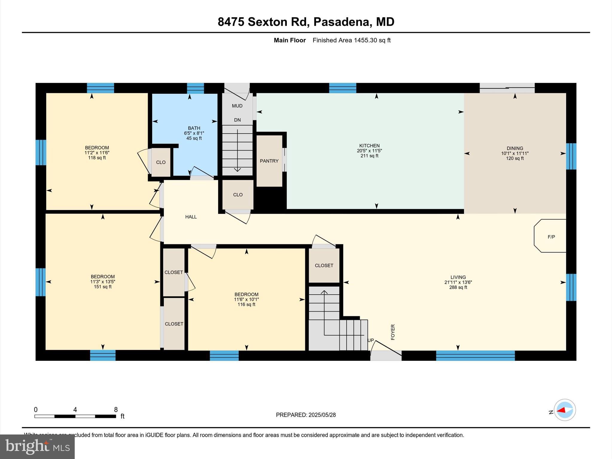 8475 Sexton Road Pasadena, MD 21122 - Photo 56 of 58 First Level Floorplan