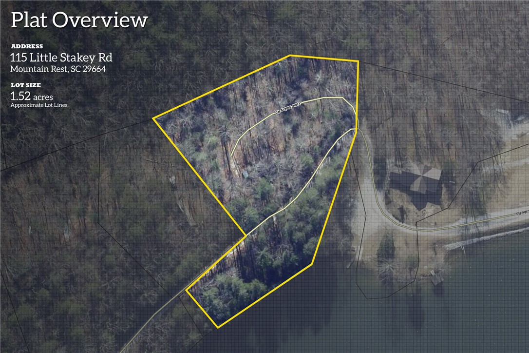 115 Little Stakey Rd Mountain Rest Mountain Rest, SC 29664 - Photo 37 of 38 Explore this tranquil, wooded 1.52-acre lot, ideal for building a secluded retreat.