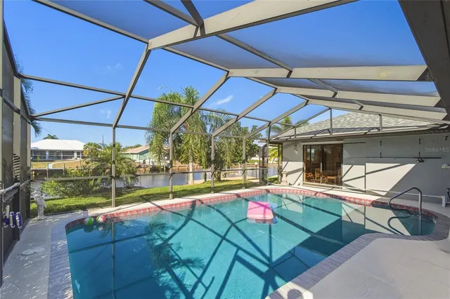 a outdoor space with furniture and wooden floor