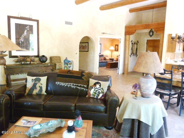 19041 East Alondra Way Rio Verde, AZ 85263 - Photo 3 of 29 Living room and front entrance