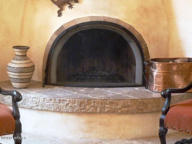 19041 East Alondra Way Rio Verde, AZ 85263 - Photo 8 of 29 Close-up of fireplace