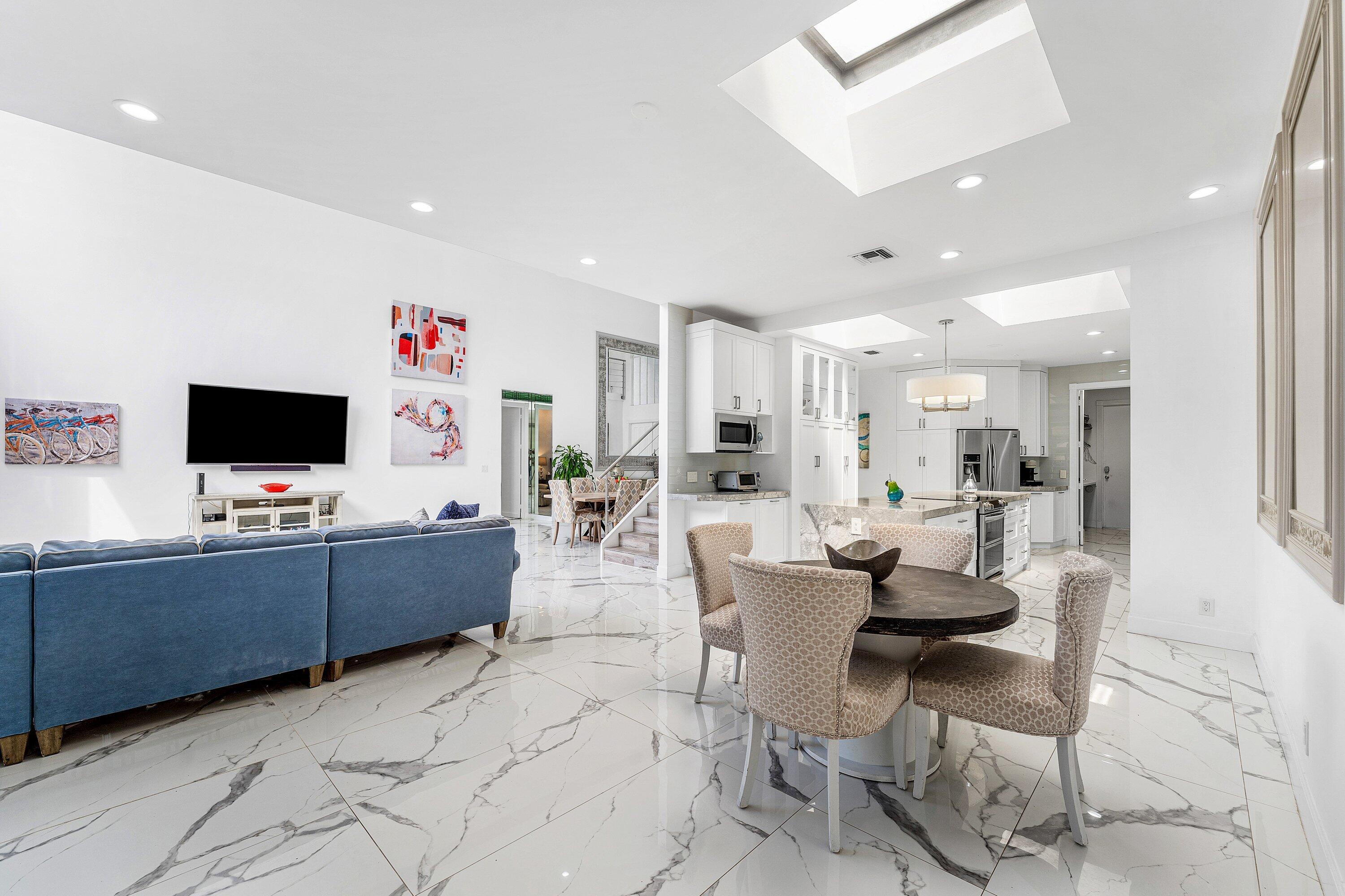 5863 Waterford Boca Raton, FL 33496 - Photo 14 of 90 a living room with furniture and a flat screen tv