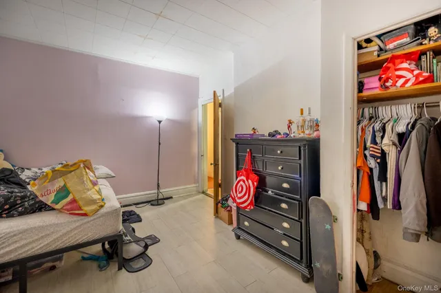 a room with furniture and a window