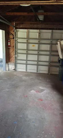 a view of room with empty racks