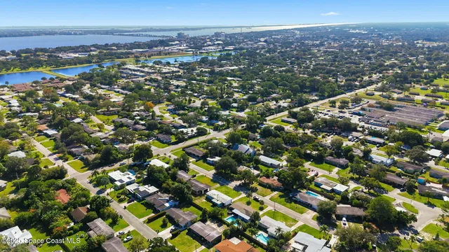 a view of city and mountain