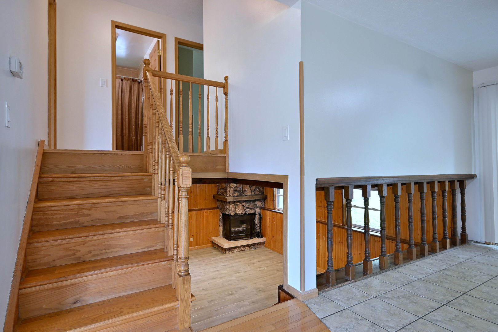 20564 Elizabeth Avenue Prairie View, IL 60089 - Photo 20 of 40 a view of staircase with white walls and railing