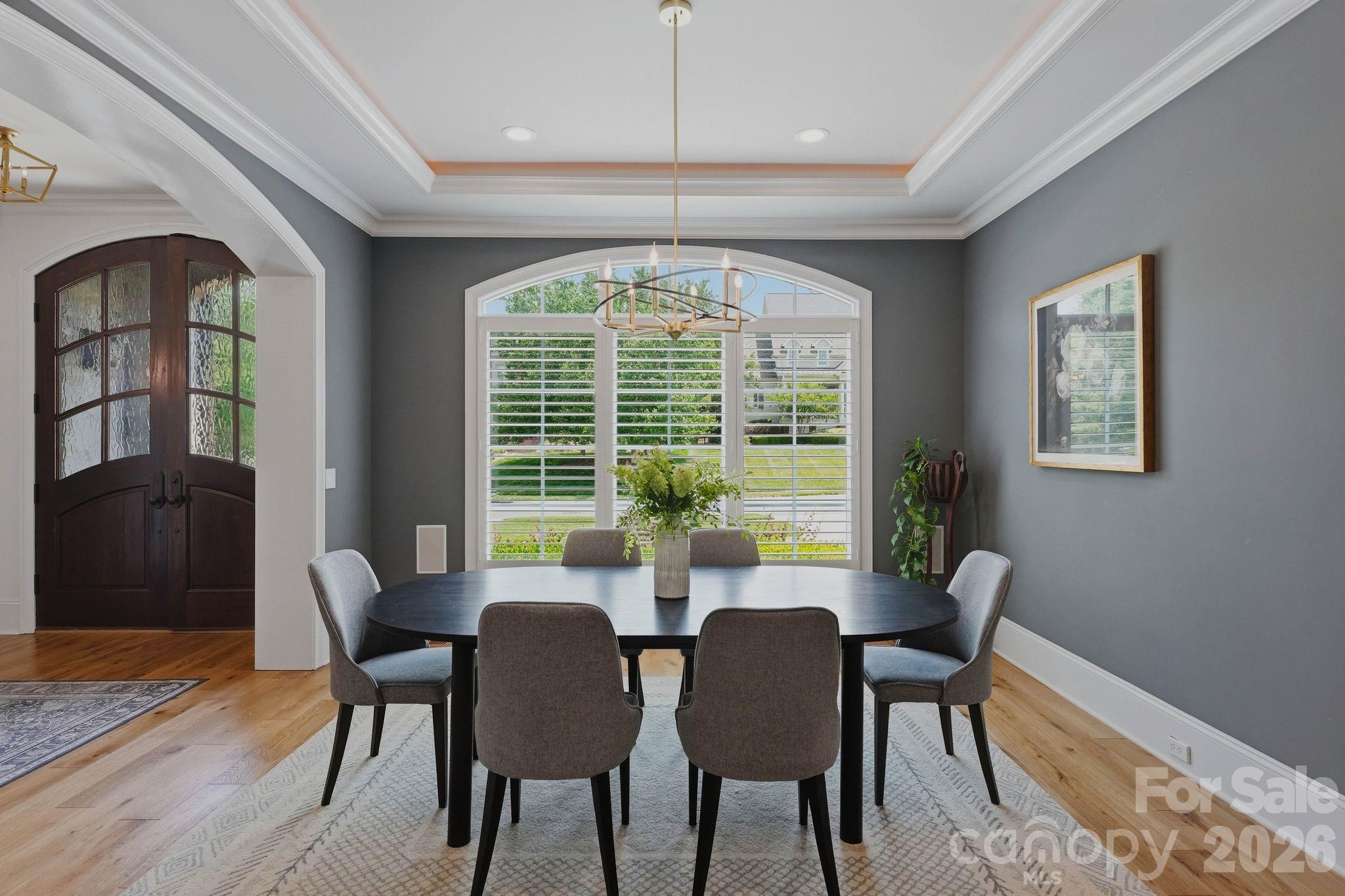 7416 Lee Rea Road Charlotte, NC 28226 - Photo 20 of 48 a view of a dining room with furniture window and outside view