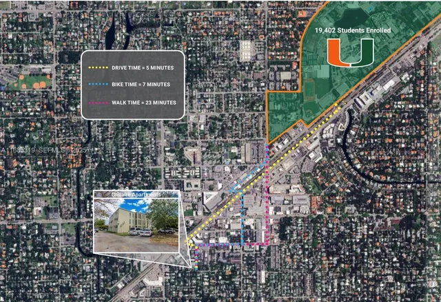 $1,960 | 5991 Southwest 76th Street, Unit A2, South Miami, FL 33143