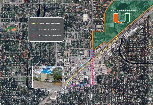 $1,960 | 5991 Southwest 76th Street, Unit A2, South Miami, FL 33143