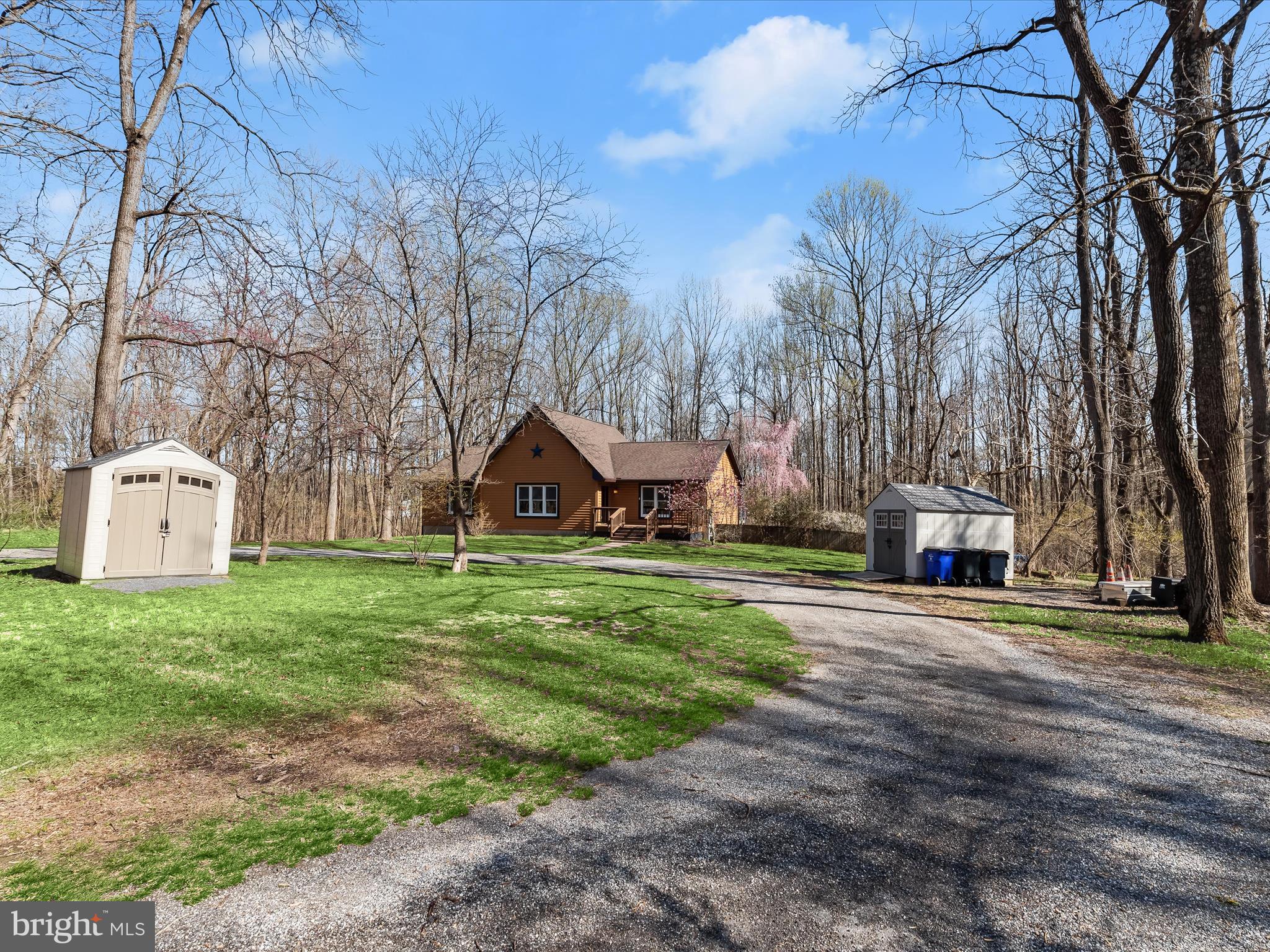 12113 Frederick Road Ellicott City, MD 21042 - Photo 46 of 50 Circular driveway & 2 storage sheds