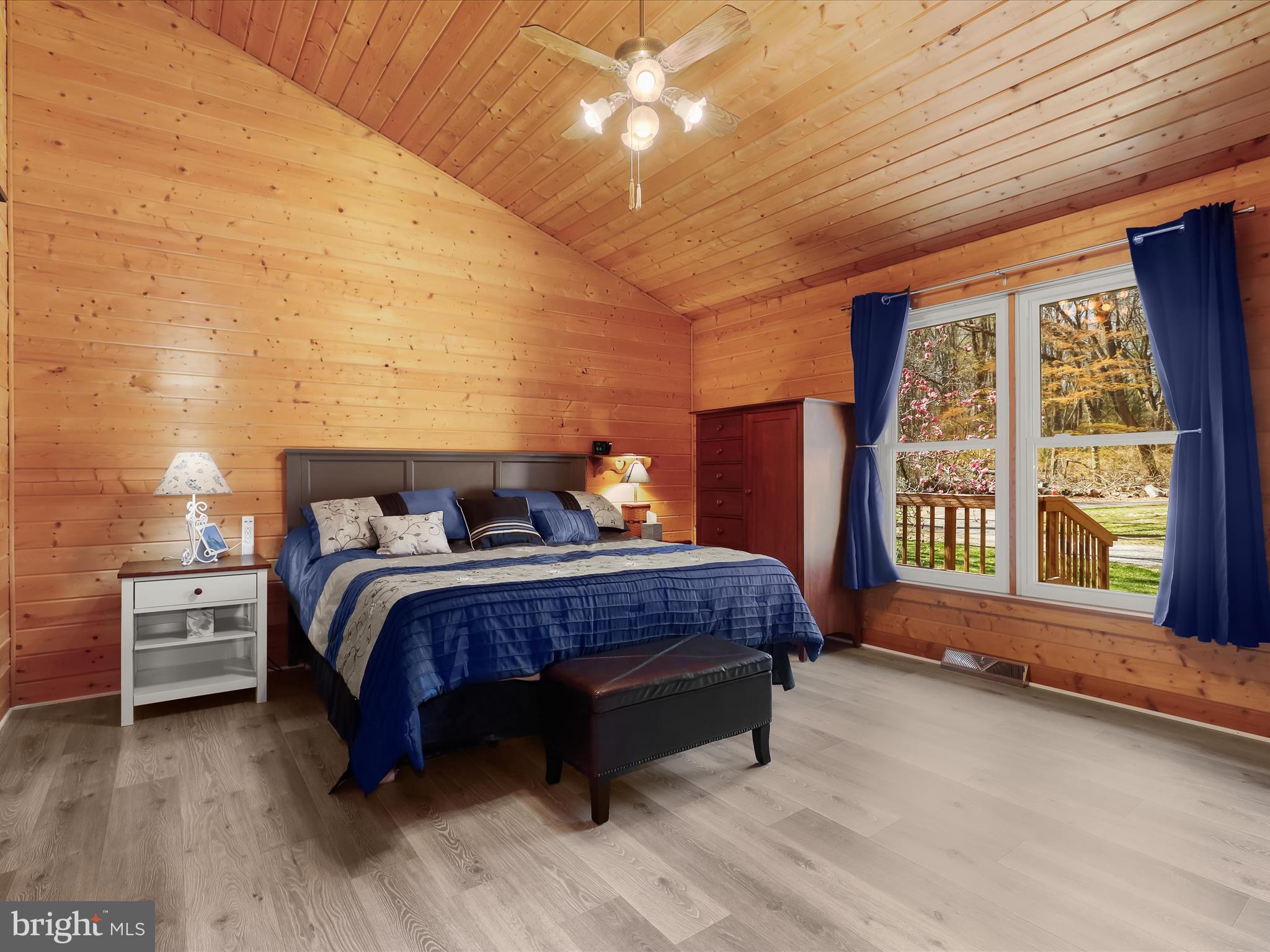 Spacious primary bedroom suite