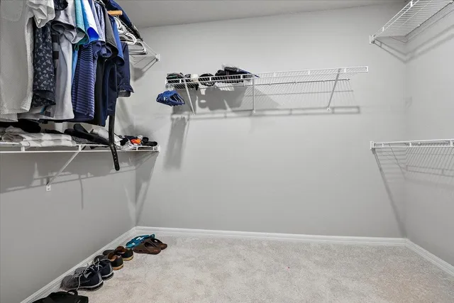 a view of walk in closet