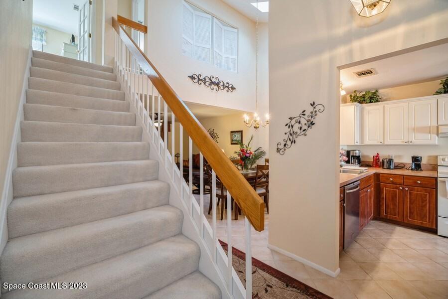 1638 Dawes Road Northeast Palm Bay, FL 32905 - Photo 4 of 26 a view of entryway and hall