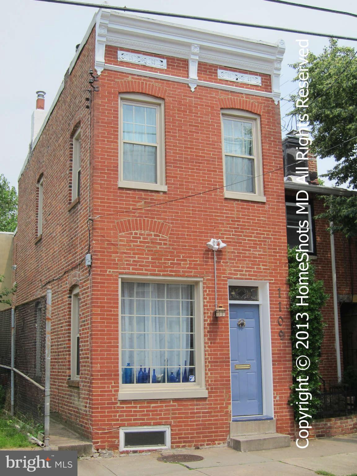1109 Riverside Avenue Baltimore, MD 21230 - Photo 3 of 3 a front view of a house