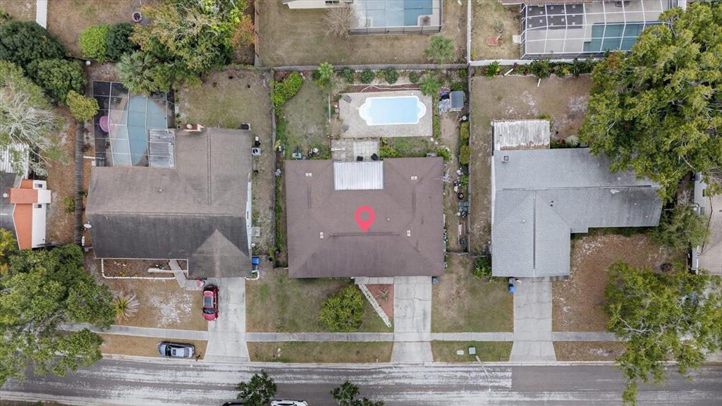 750 Caliente Drive Brandon, FL 33511 - Photo 62 of 71 an aerial view of multiple houses with outdoor space