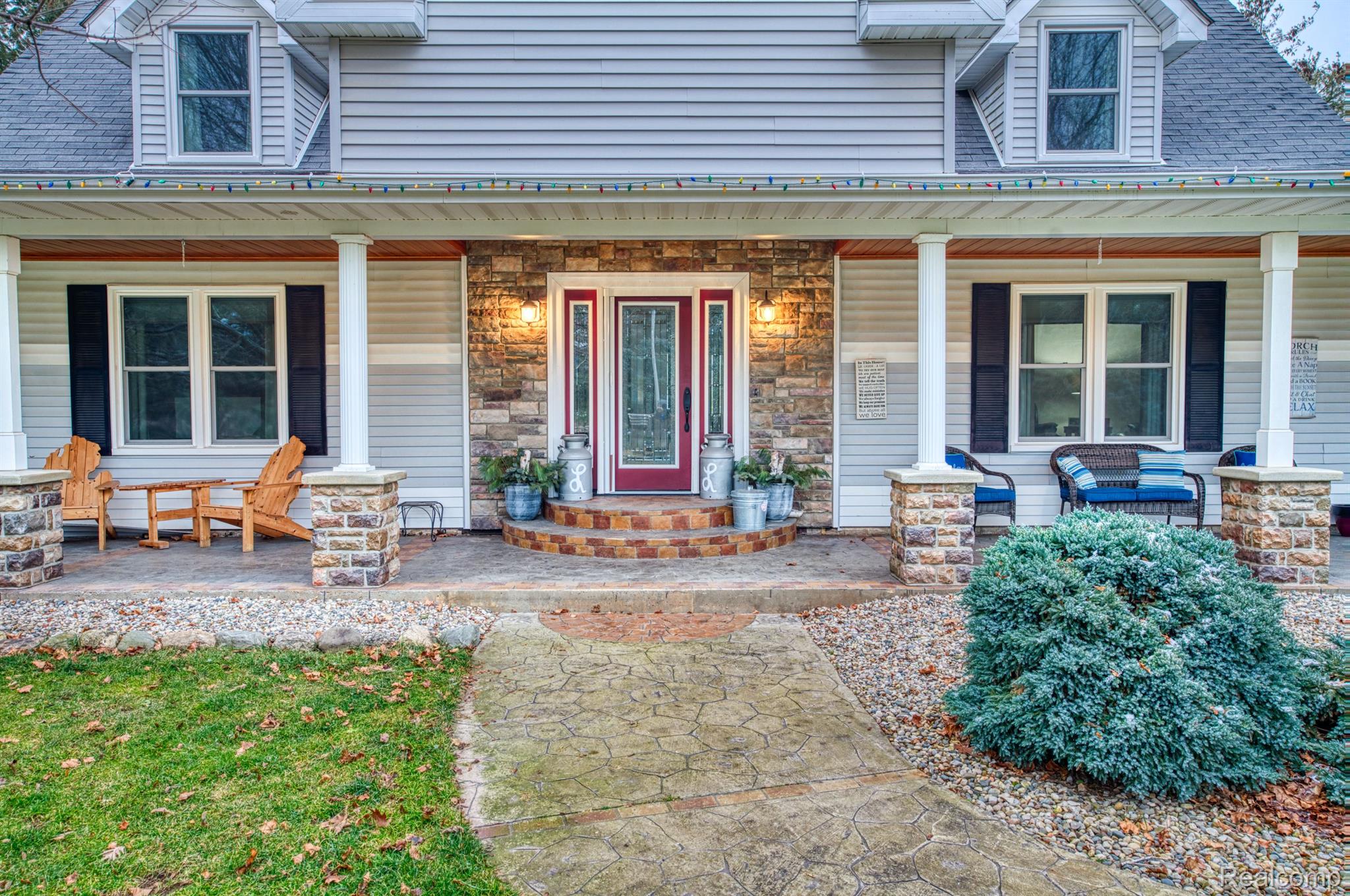 6884 West Lange Road Fowlerville, MI 48836 - Photo 5 of 59 BEAUTIFUL FRONT DOOR