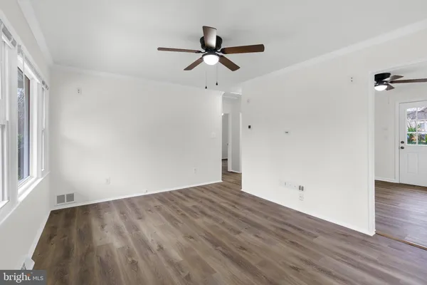 wooden floor in an empty room