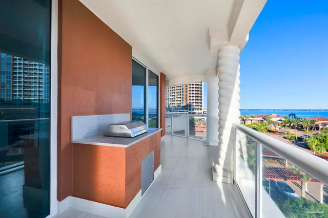 a view of an ocean view