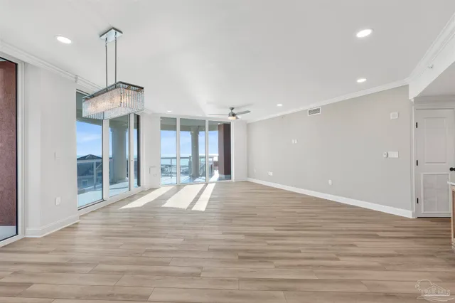 a kitchen with a stove and a center island