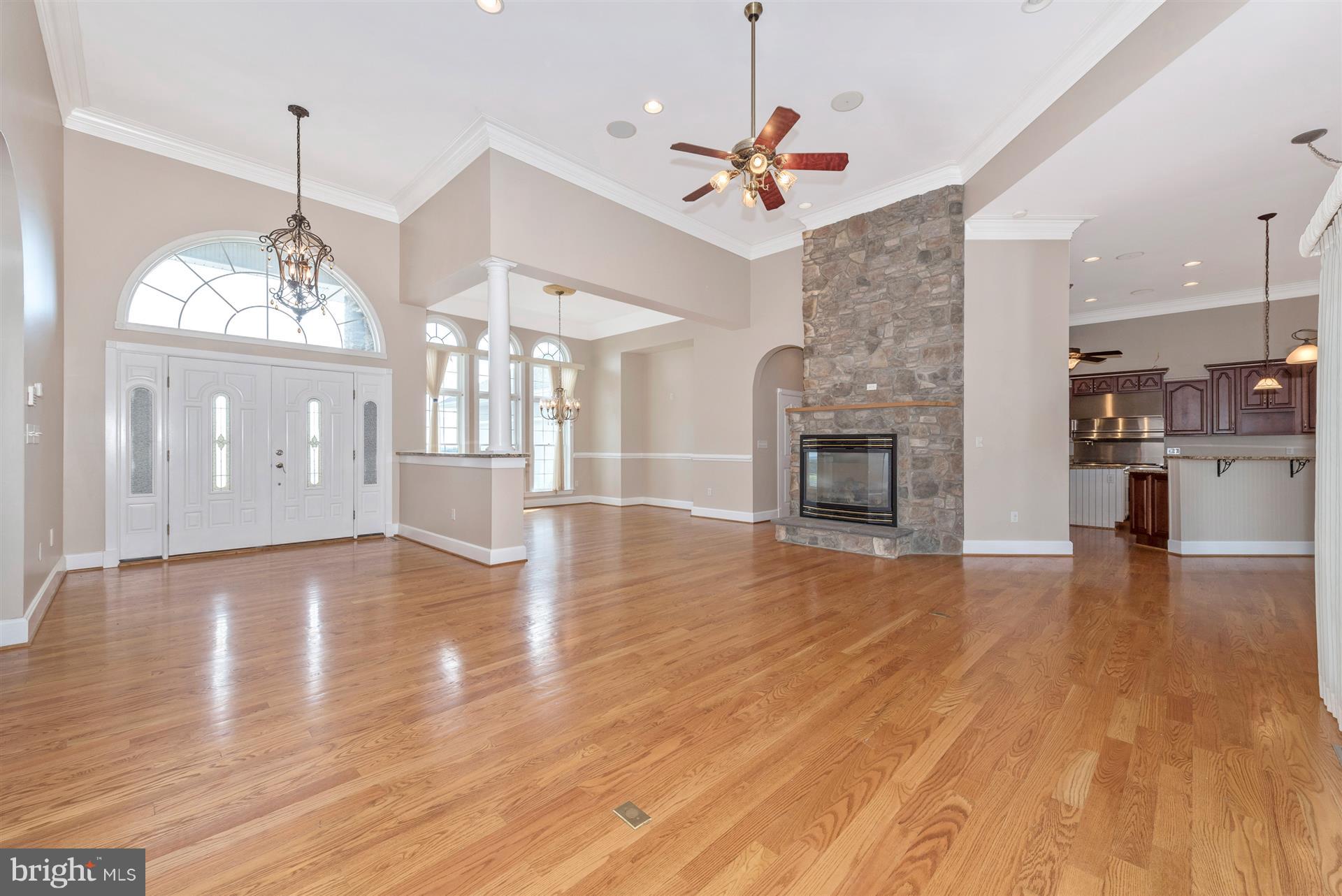 10534 Liberty Road Frederick, MD 21701 - Photo 3 of 49 Living Room with Stone Fireplace