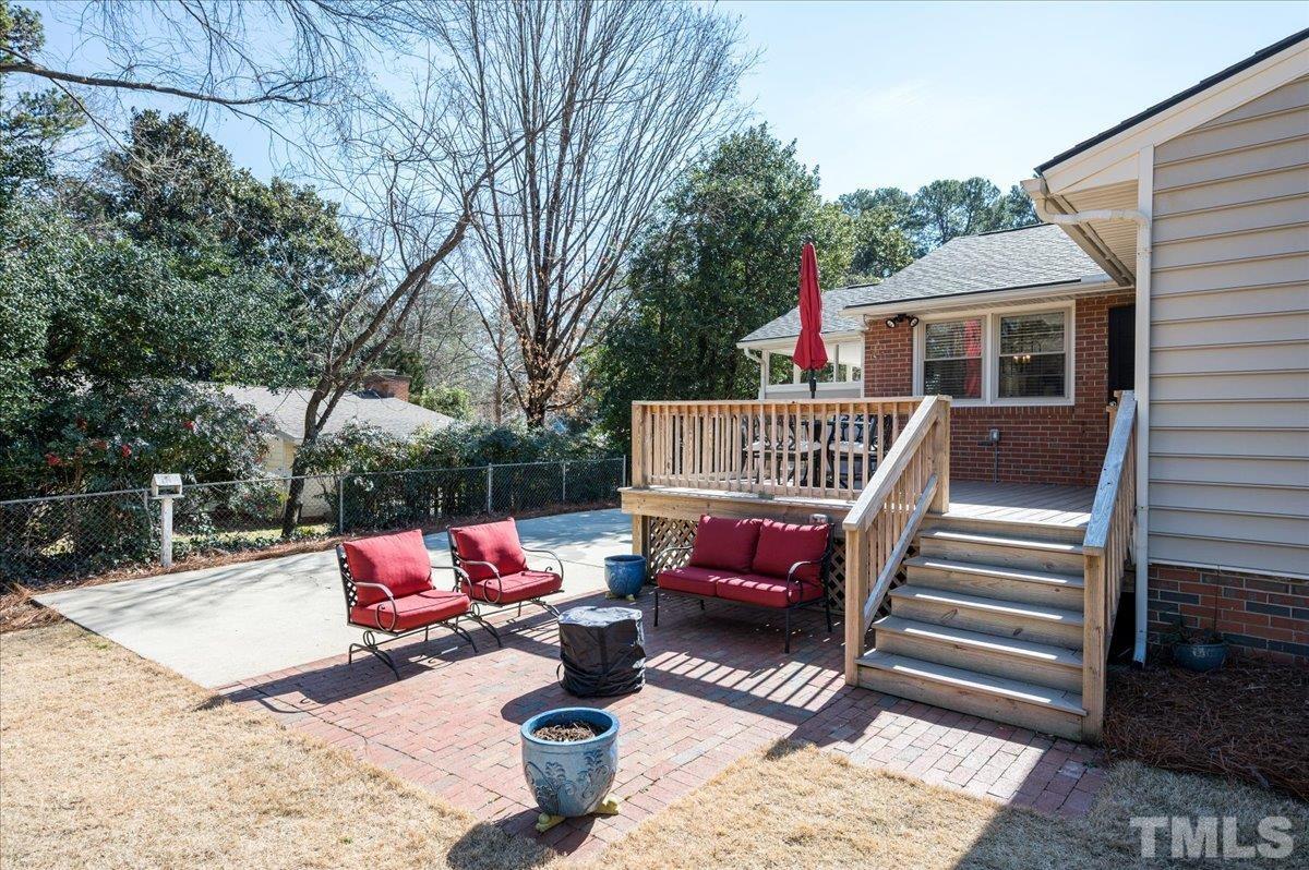 3426 Redbud Lane Raleigh, NC 27607 - Photo 25 of 30 a outdoor space with seating