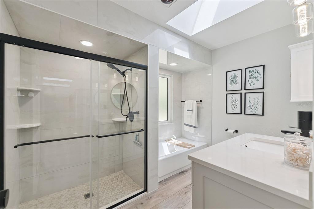 1908 Poppy Lane Port Orange, FL 32128 - Photo 21 of 43 a bathroom with a sink and a shower