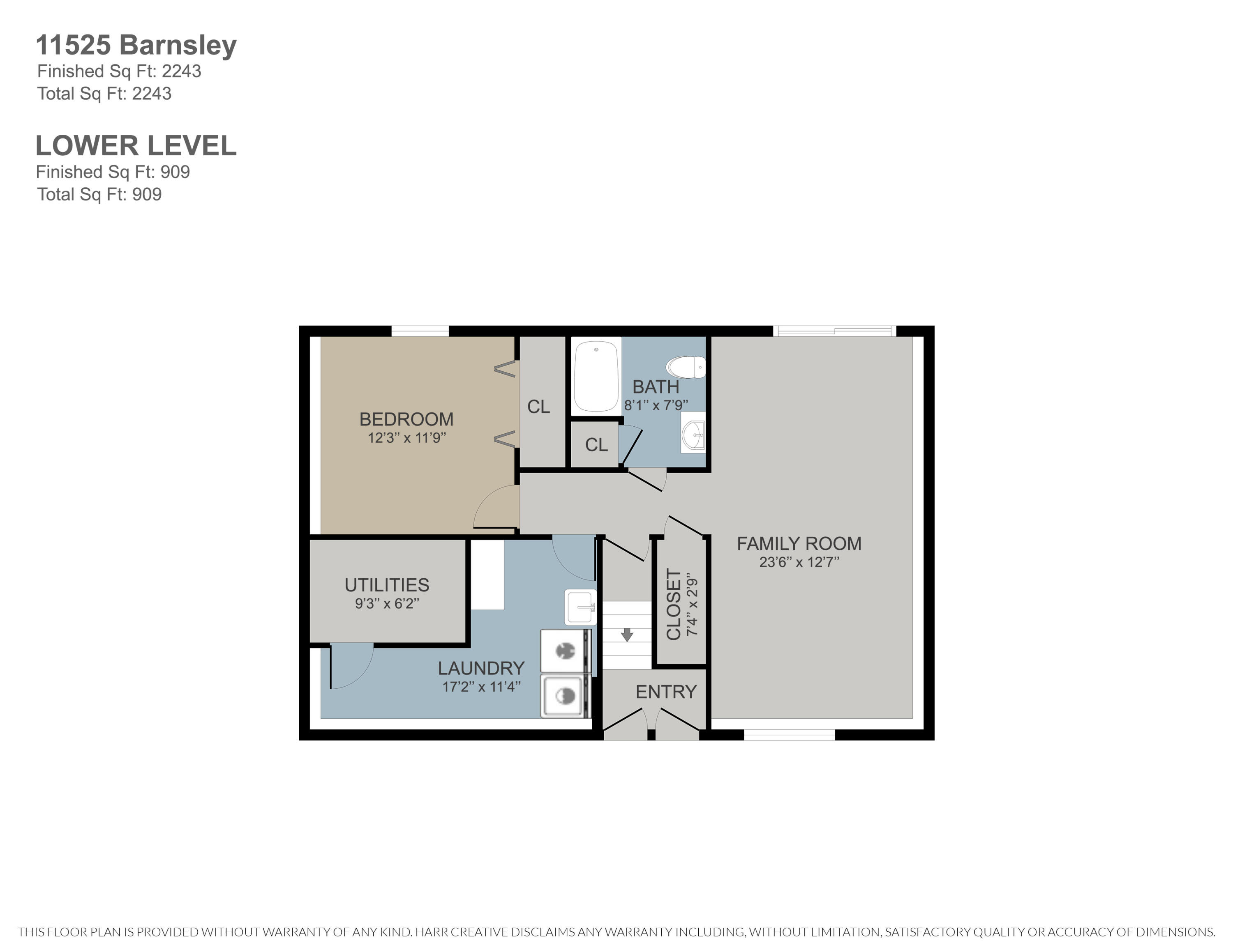11525 Barnsley Road Lowell, MI 49331 - Photo 20 of 20 11525 Barnsley Lower Level