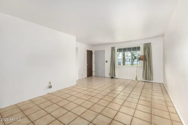 a view of empty room