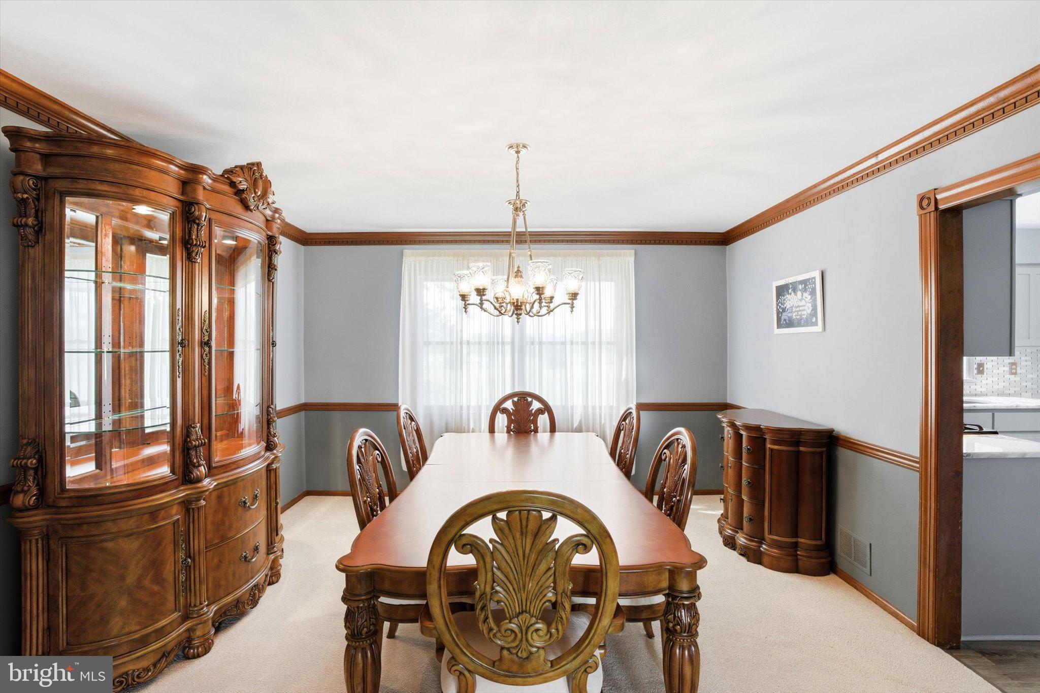 25446 Mt Pleasant Road Columbus, NJ 08022 - Photo 8 of 32 a view of a dining room with furniture window and outside view
