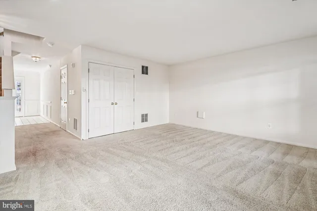 a view of an empty room