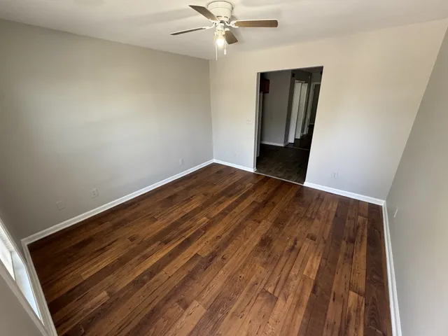 wooden floor in an empty room