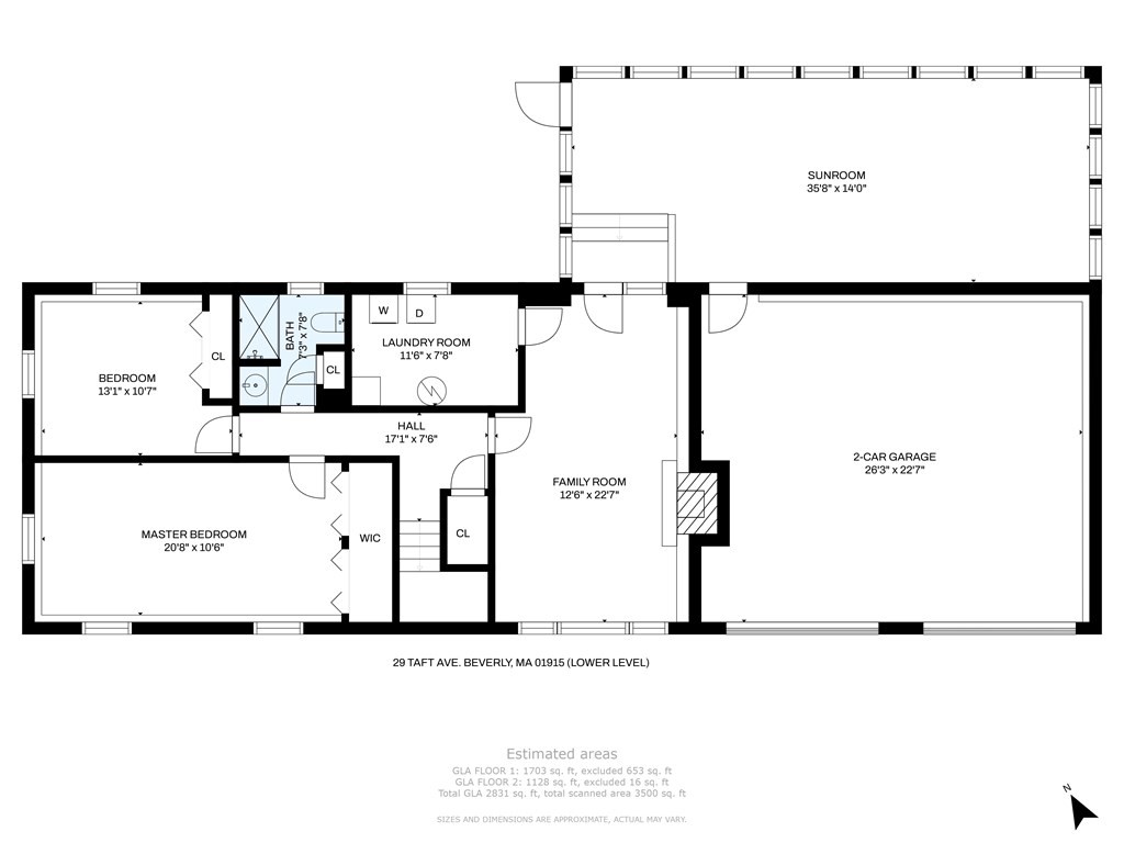 29 Taft Avenue Beverly, MA 01915 - Photo 40 of 41 a picture of a bathroom with a shower