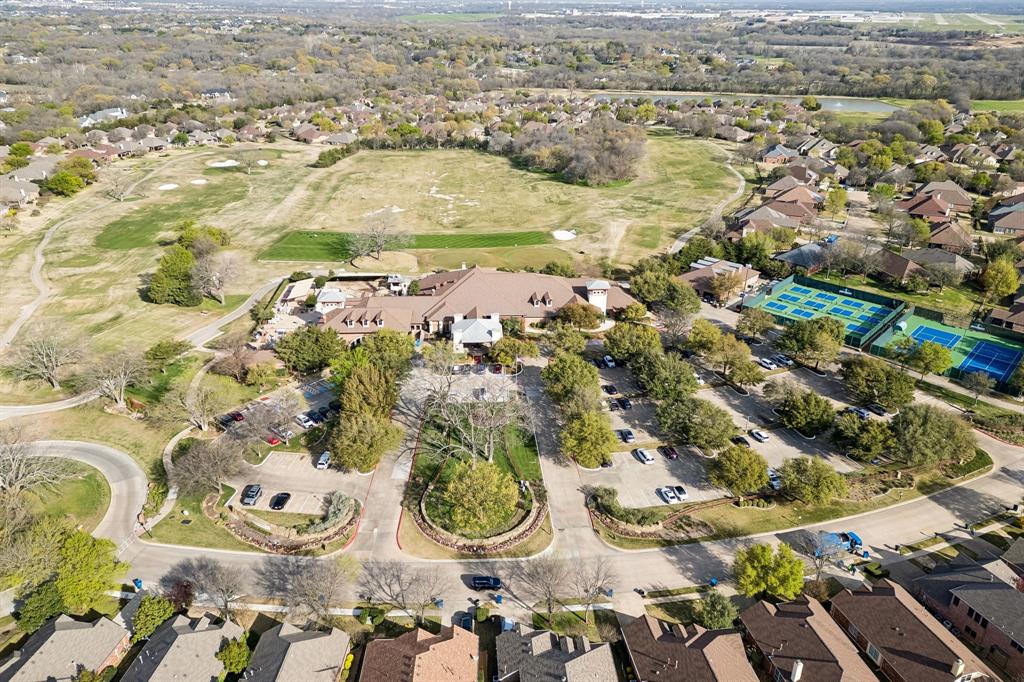 676 Scenic Ranch Circle Fairview, TX 75069 - Photo 26 of 30 an aerial view of residential houses with outdoor space