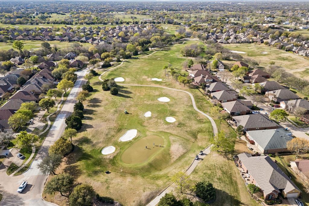 676 Scenic Ranch Circle Fairview, TX 75069 - Photo 27 of 30 an aerial view of residential houses with outdoor space