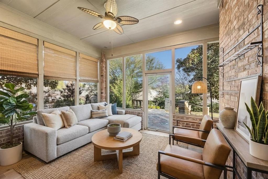 676 Scenic Ranch Circle Fairview, TX 75069 - Photo 28 of 30 a living room with furniture and a flat screen tv