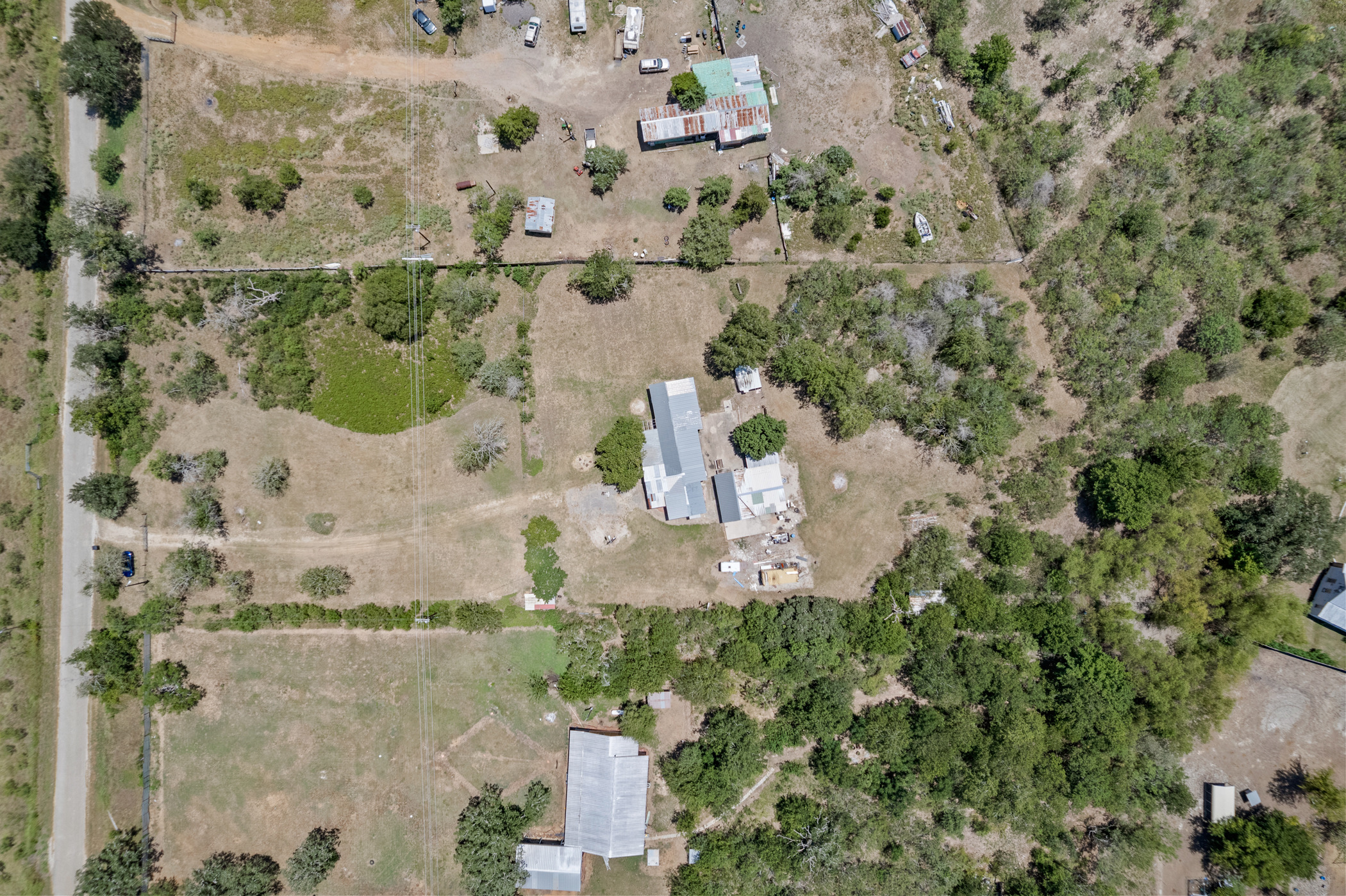 147 Community Center Road Rosanky, TX 78953 - Photo 29 of 33 Aerial view of property's location with rural landscape