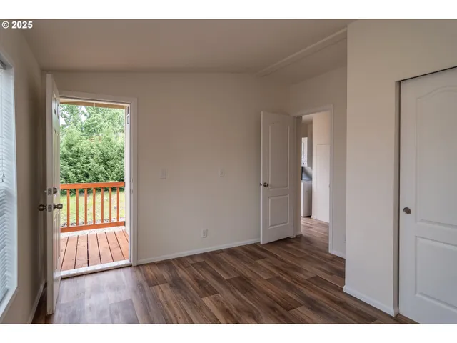 a view of wooden floor