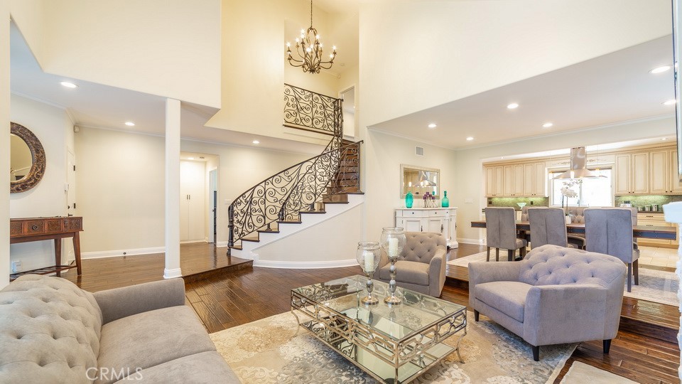 4461 Stern Avenue Sherman Oaks, CA 91423 - Photo 12 of 62 a living room with furniture kitchen view and a table