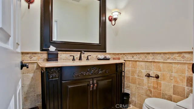 a balcony with an outdoor space