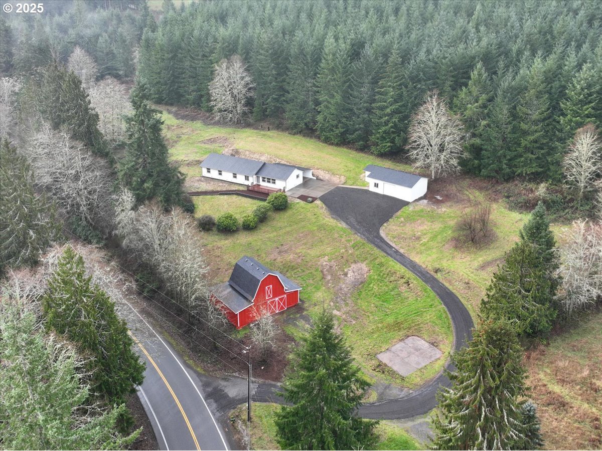 73345 Apiary Road Rainier, OR 97048 - Photo 42 of 44 an aerial view of a residential houses