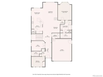 a picture of a room with a floor plan